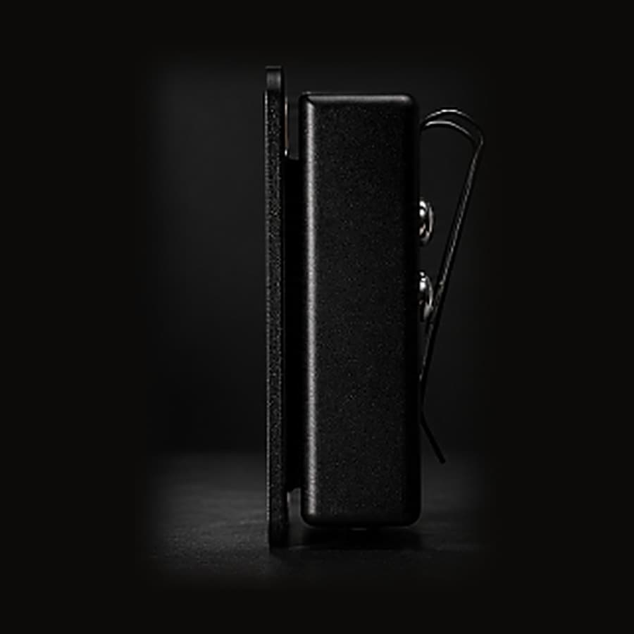 Side profile of the Quick-Clip mount